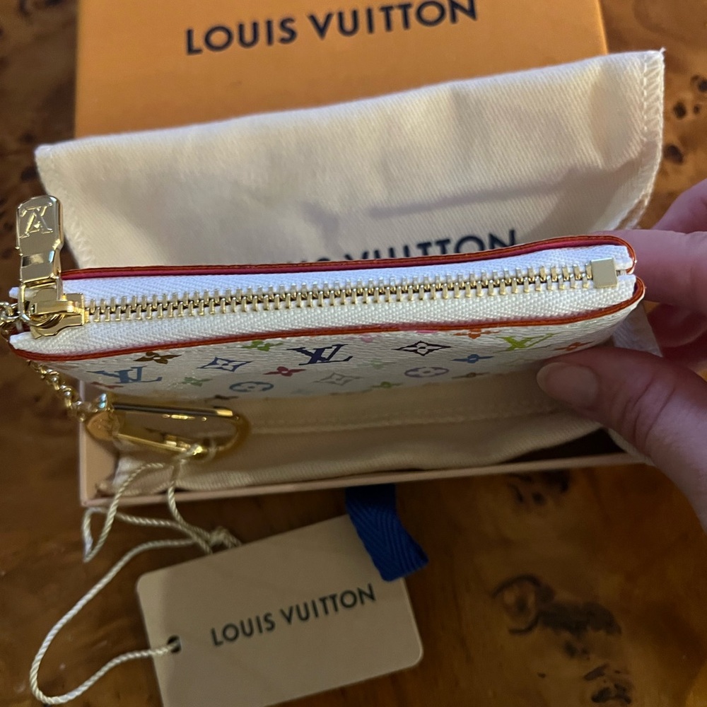 Louis Vuitton Murakami white multicolor key pouch - Picture 2 of 5